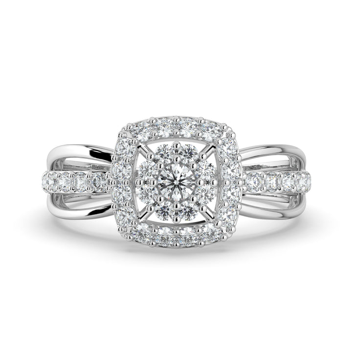 Radiant Harmony 18K White Gold