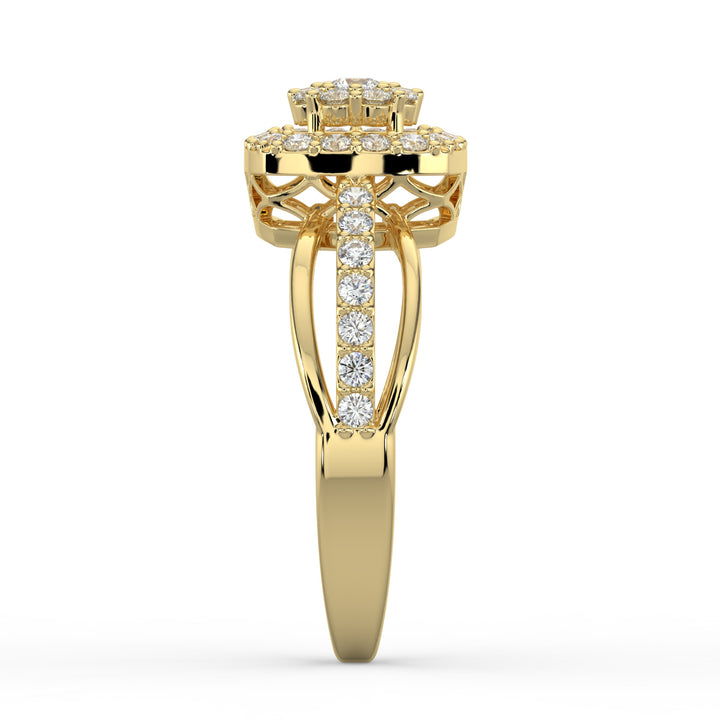 Radiant Harmony 18K Yellow Gold