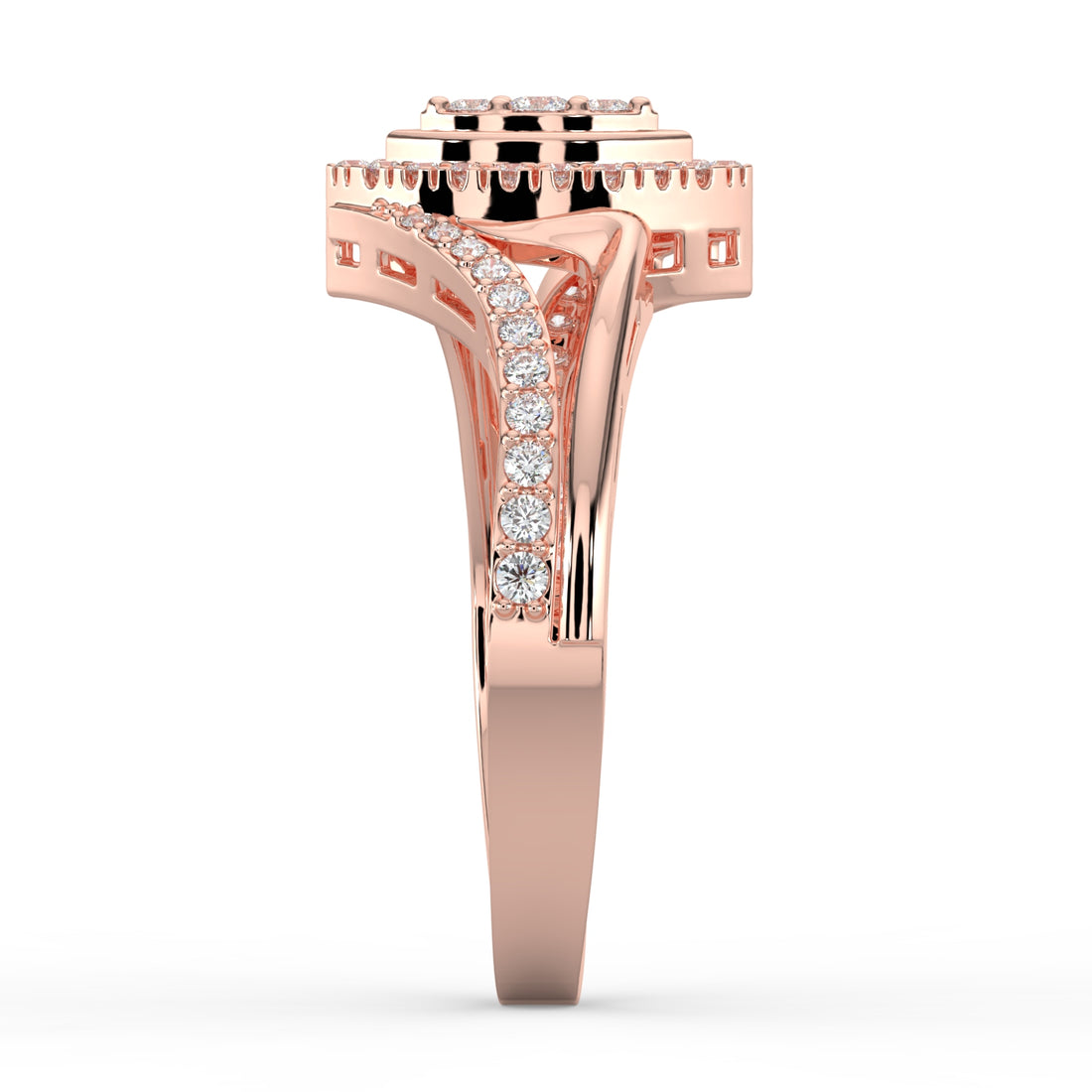 Marquise Bloom Diamond Ring 18K Rose Gold