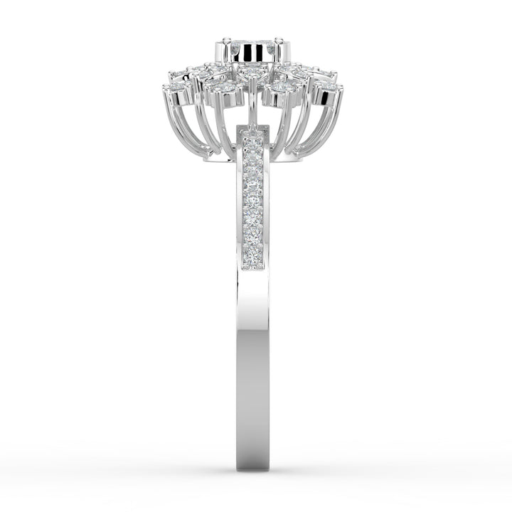 Lumina Blossom 9K White Gold