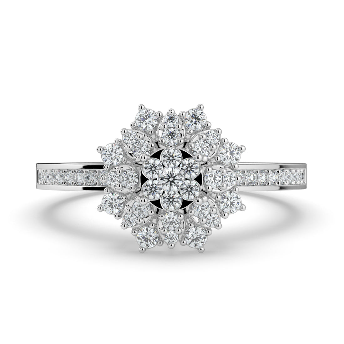Lumina Blossom 18K White Gold