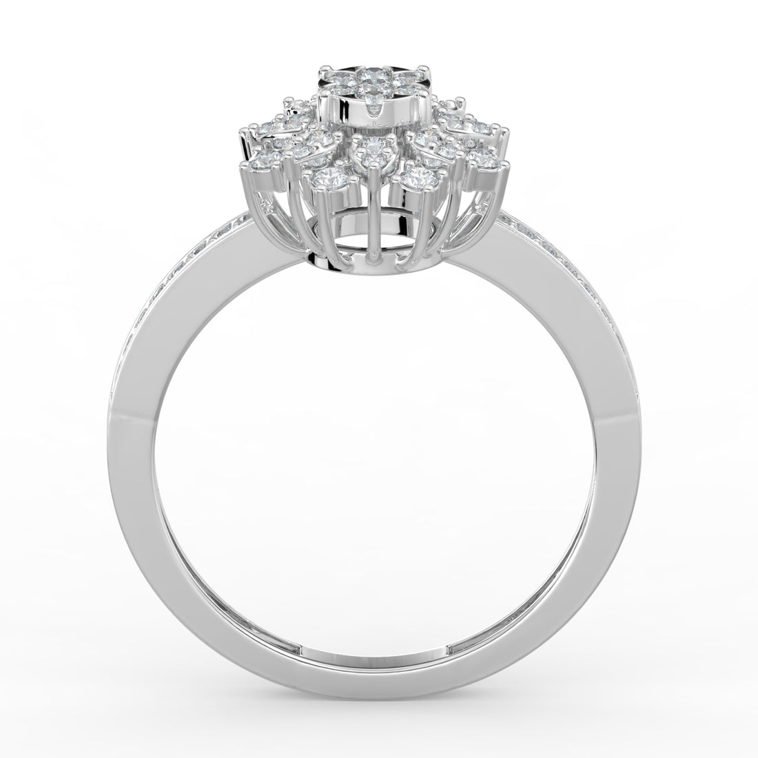 Lumina Blossom 18K White Gold