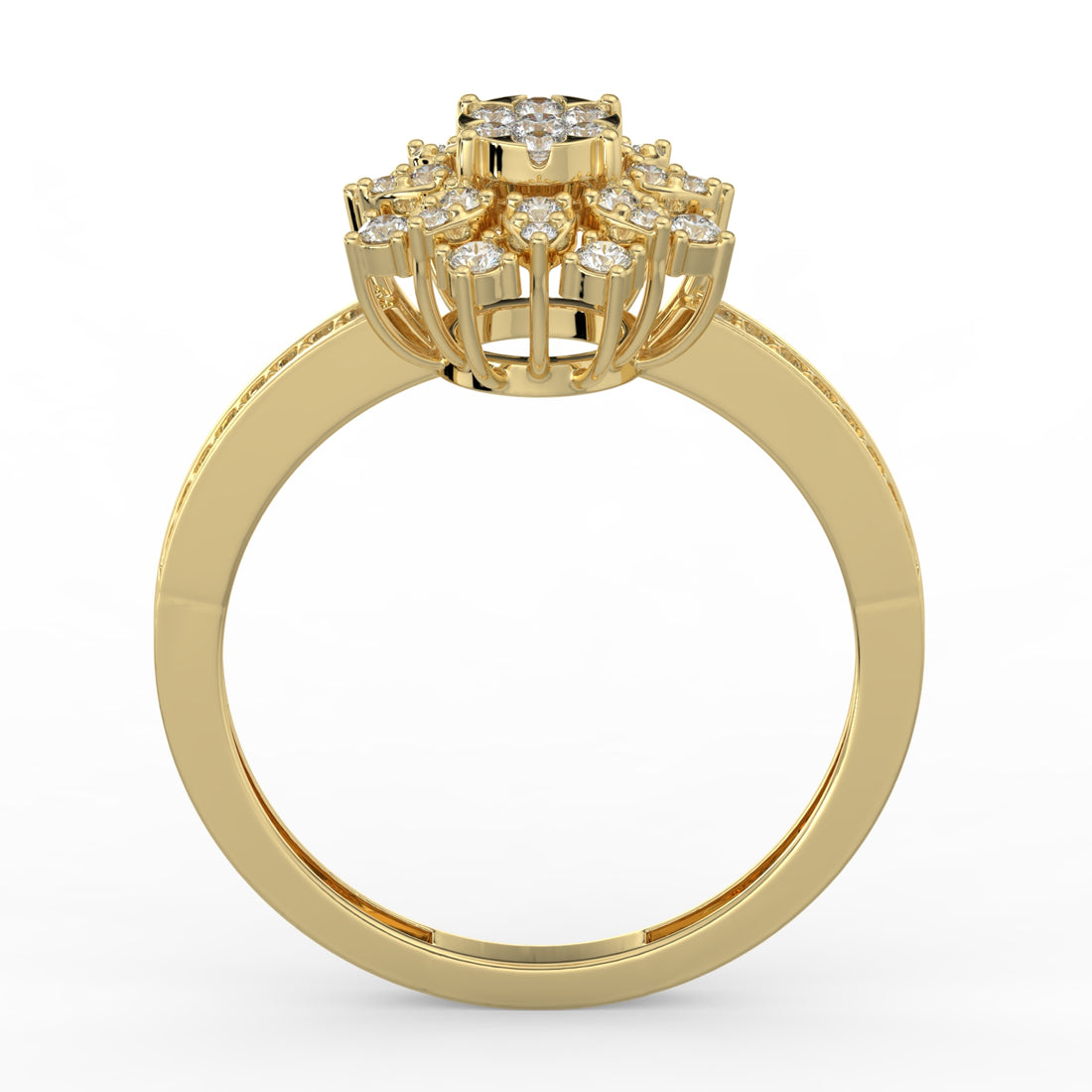 Lumina Blossom 18K Yellow Gold