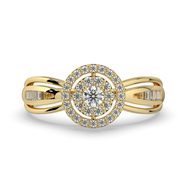 Circle of Love Halo 9K Yellow Gold