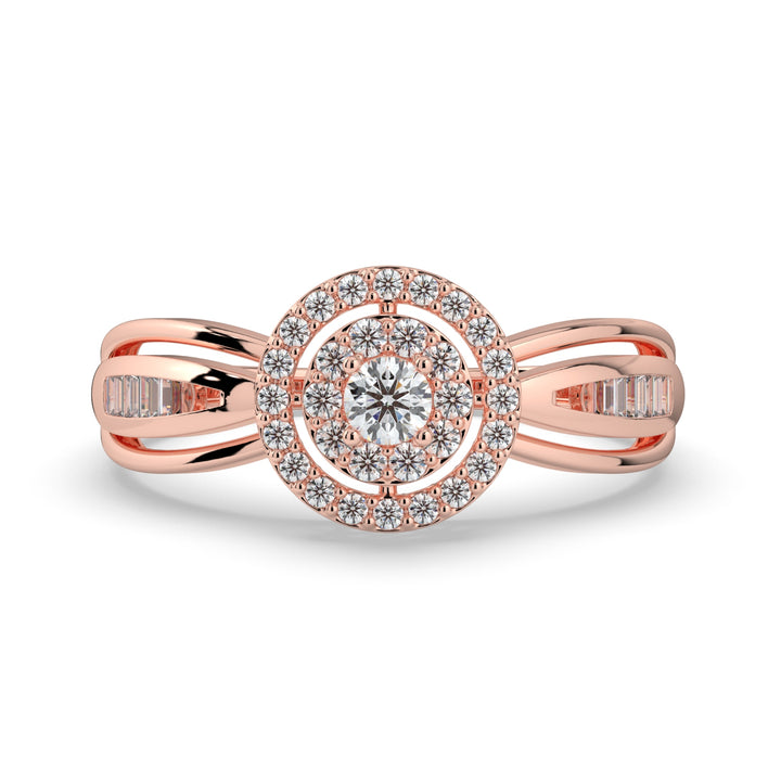 Circle of Love Halo 18K Rose Gold