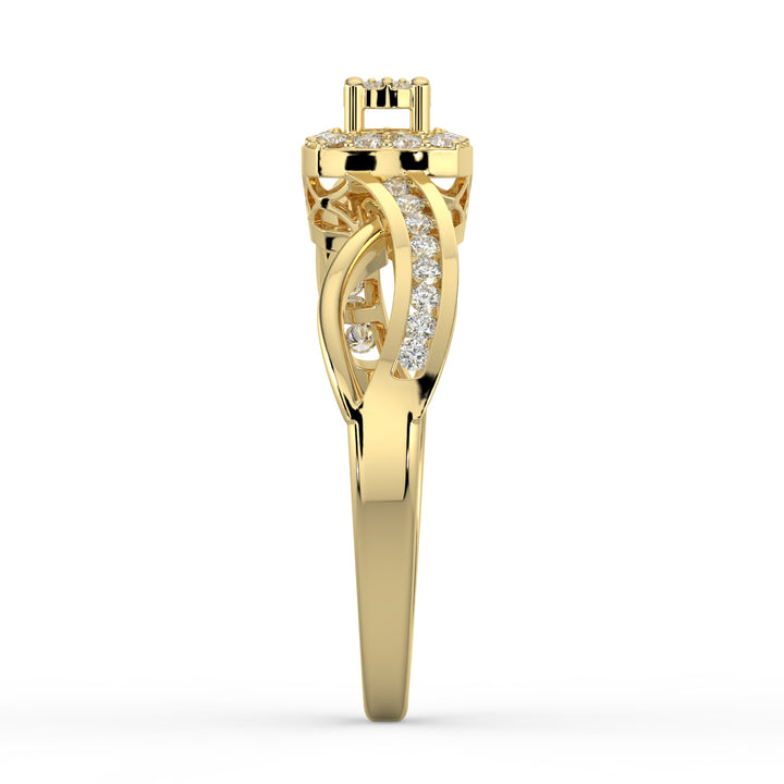 Symphony Swirl Ring 18K Yellow Gold