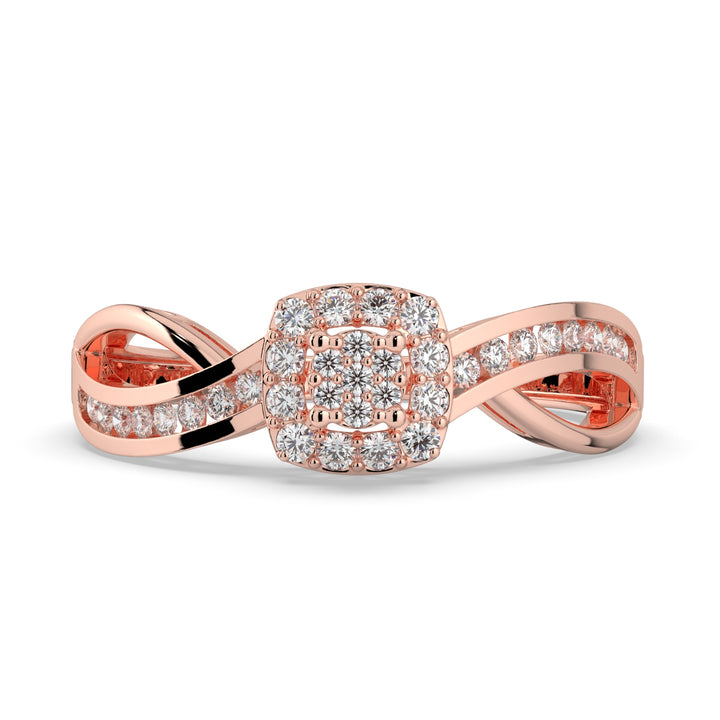 Symphony Swirl Ring 18K Rose Gold